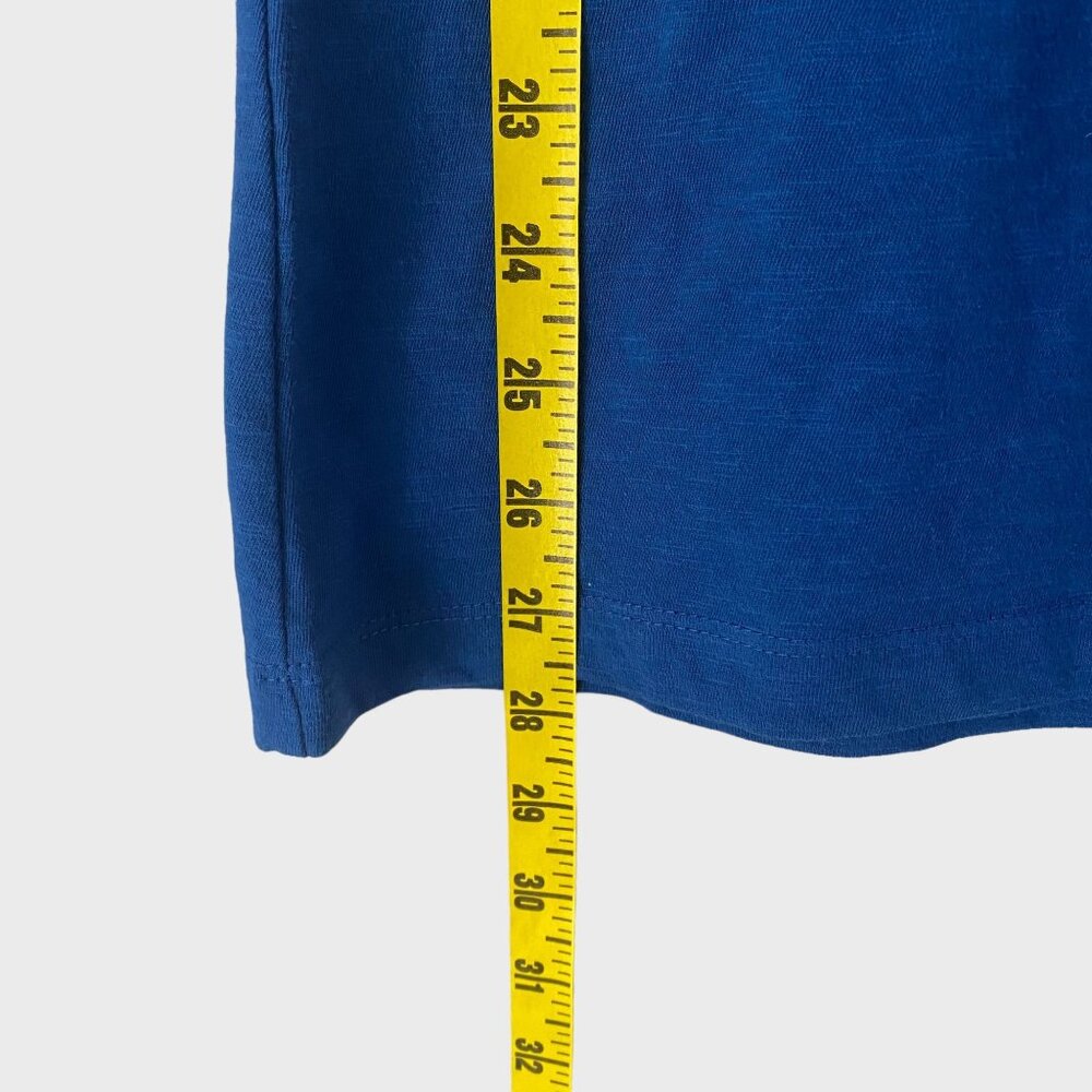NBA Golden State Warriors Slub Slit Neck Shirt Blue Womens Large 3/4 Sleeves New - Picture 13 of 13